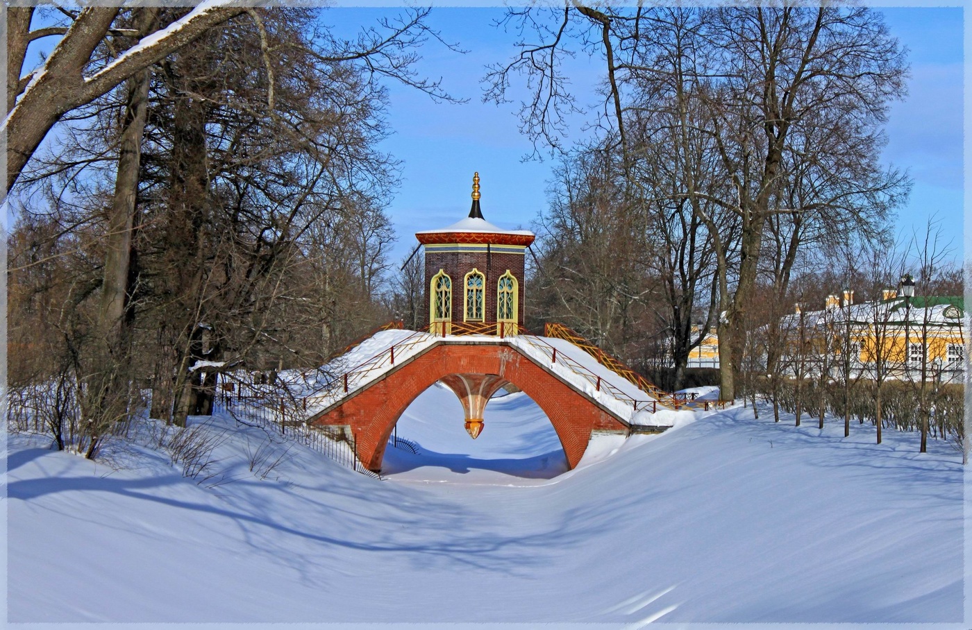 Александровский парк СПБ зима