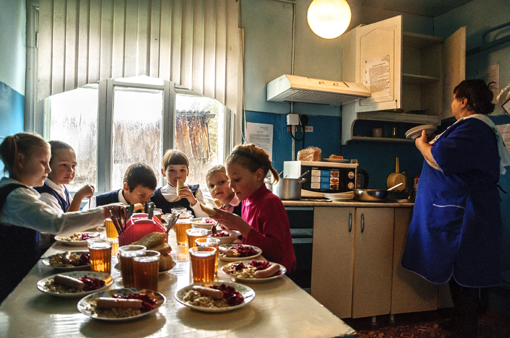 Фото обед в деревне