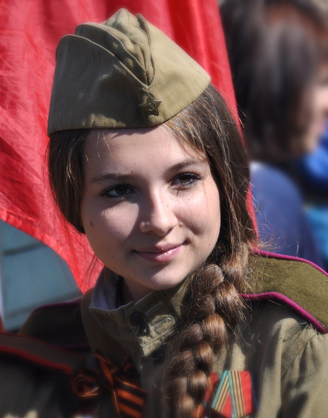 Фото девочки на день победы