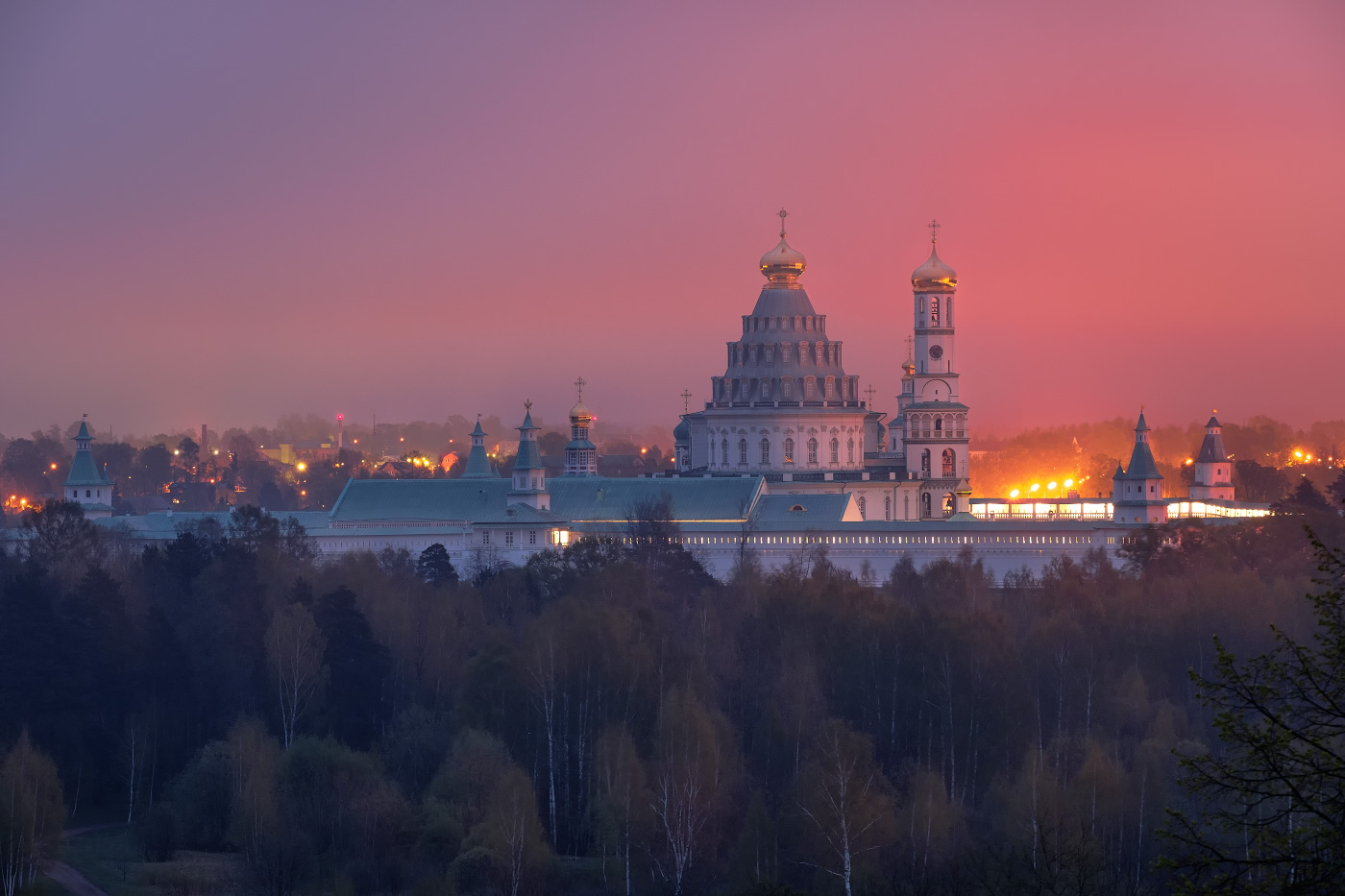 Новоиерусалимский монастырь зима рассвет