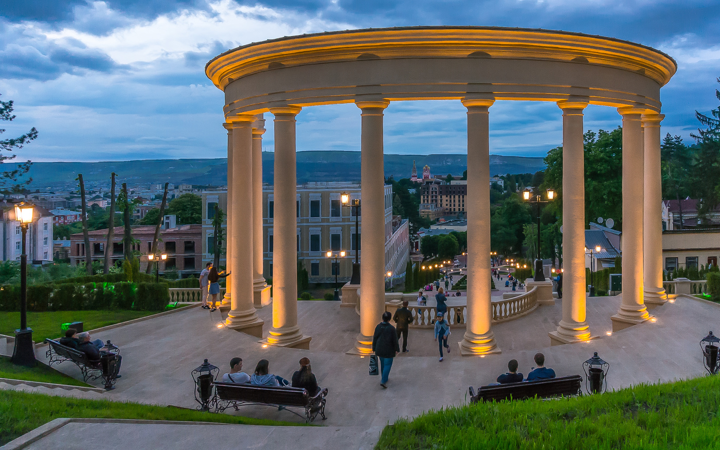 Каскадная лестница кисловодск фото