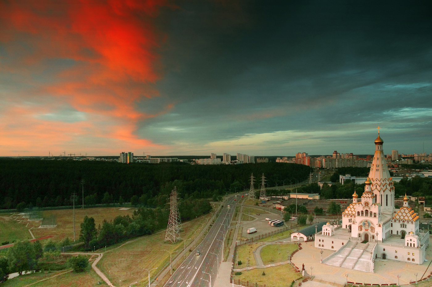 Минск закат