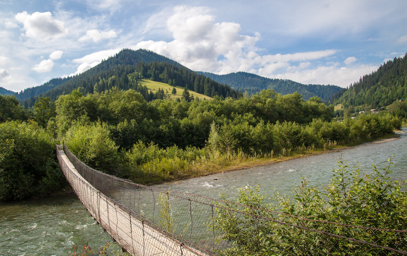 Карпаты Верховина село Красник