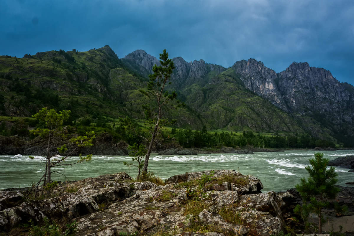 Река Узнезя горный Алтай