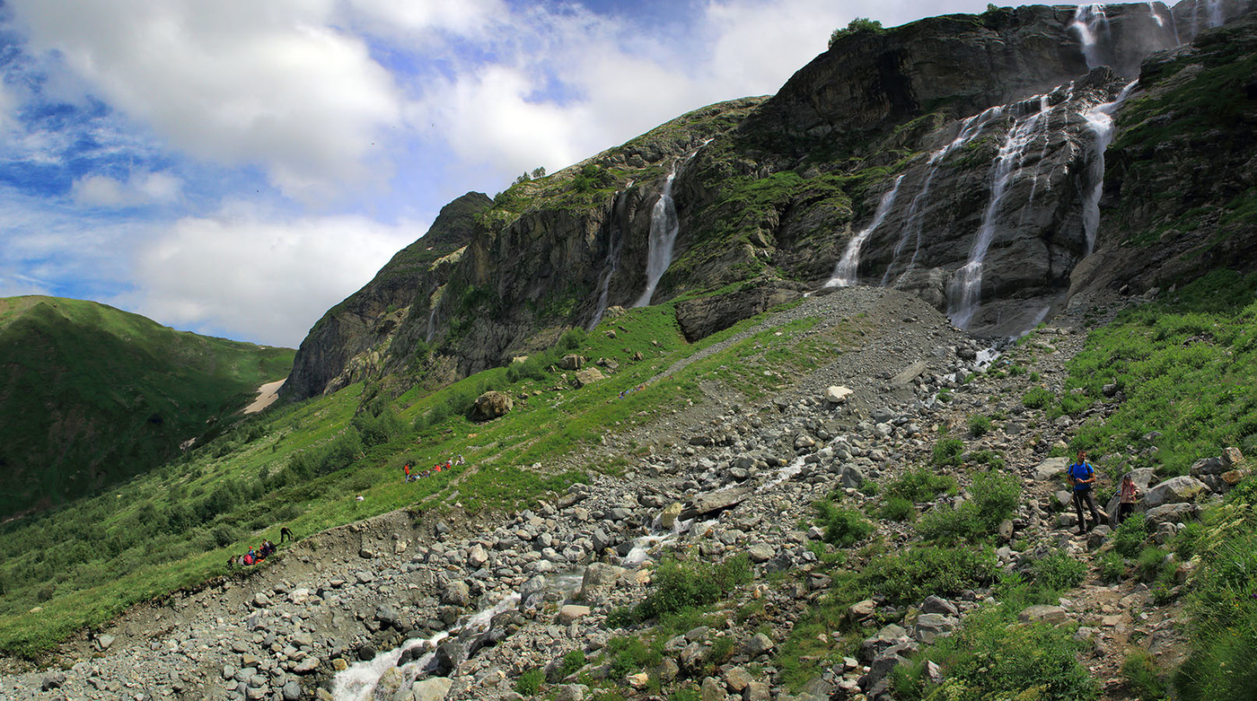 Софийские водопады Кавказ