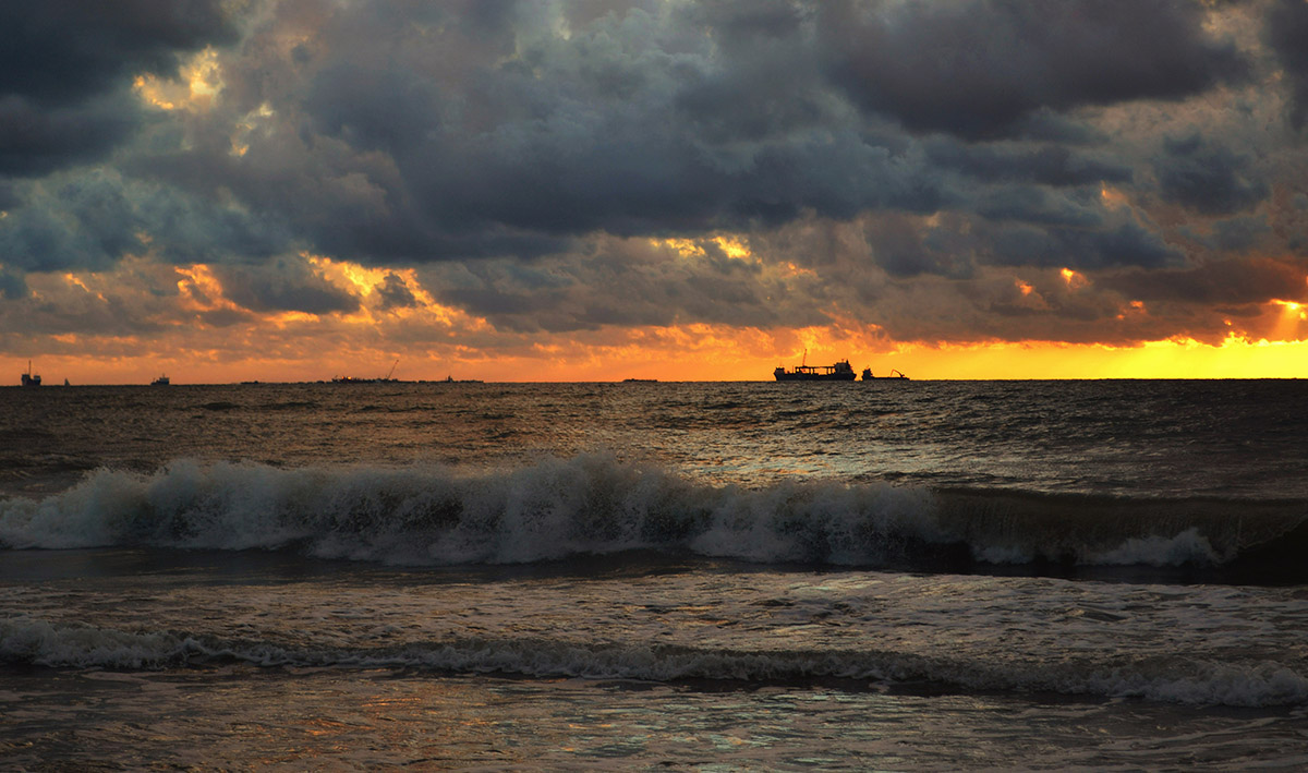 Балтийское море Калининград закат