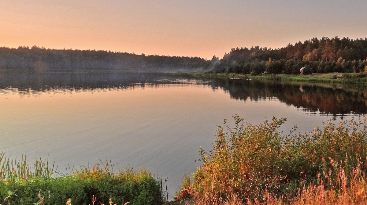 Озеро дивное заря фото