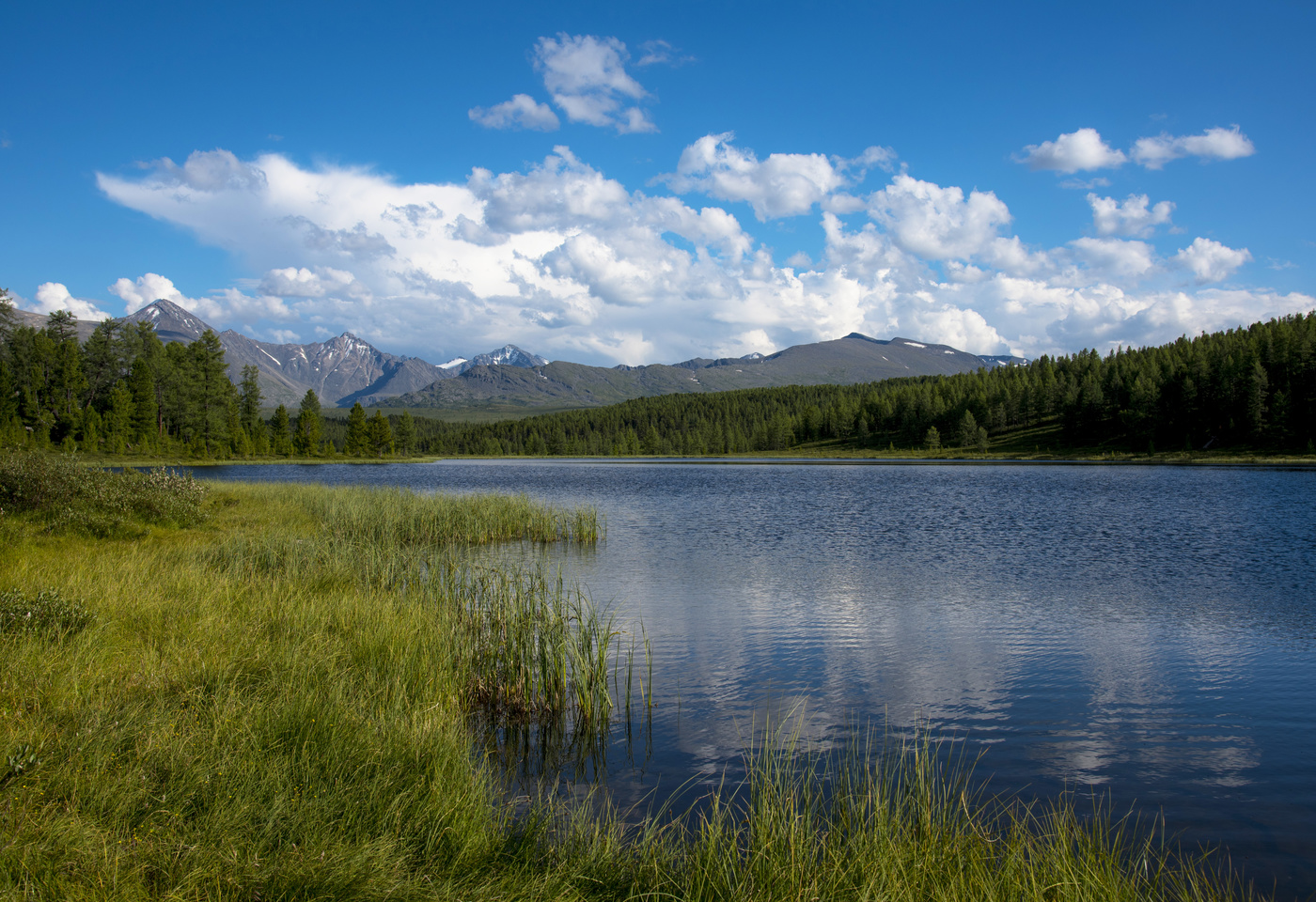Озеро Киделю панорама