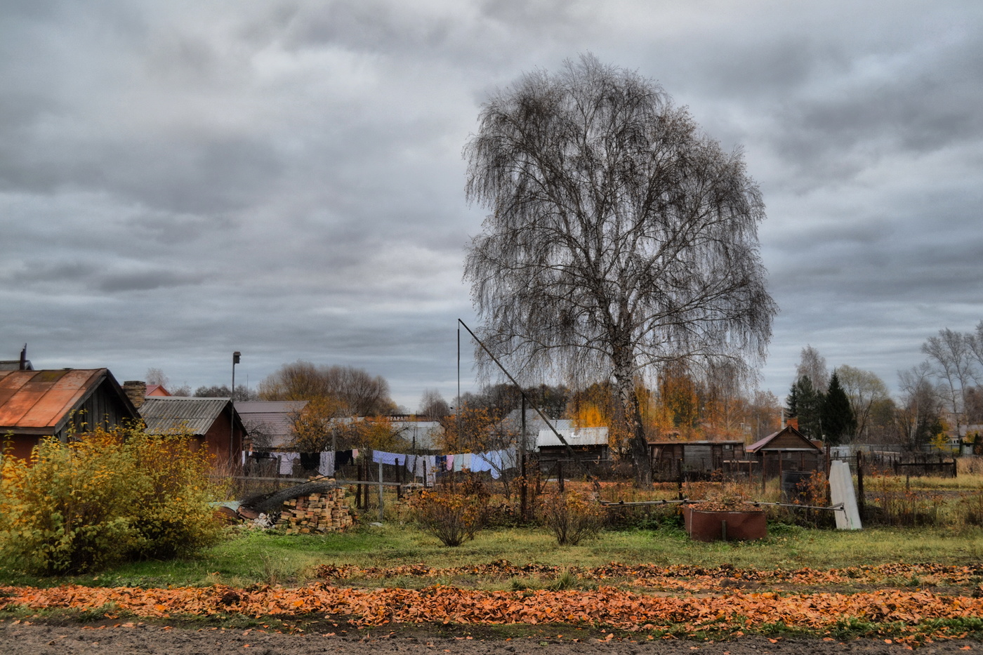 Подмосковье дне. Хмурый дом в Подмосковье. Фото хмурая осень в огороде. Арзамас хмурый. Хмуром.