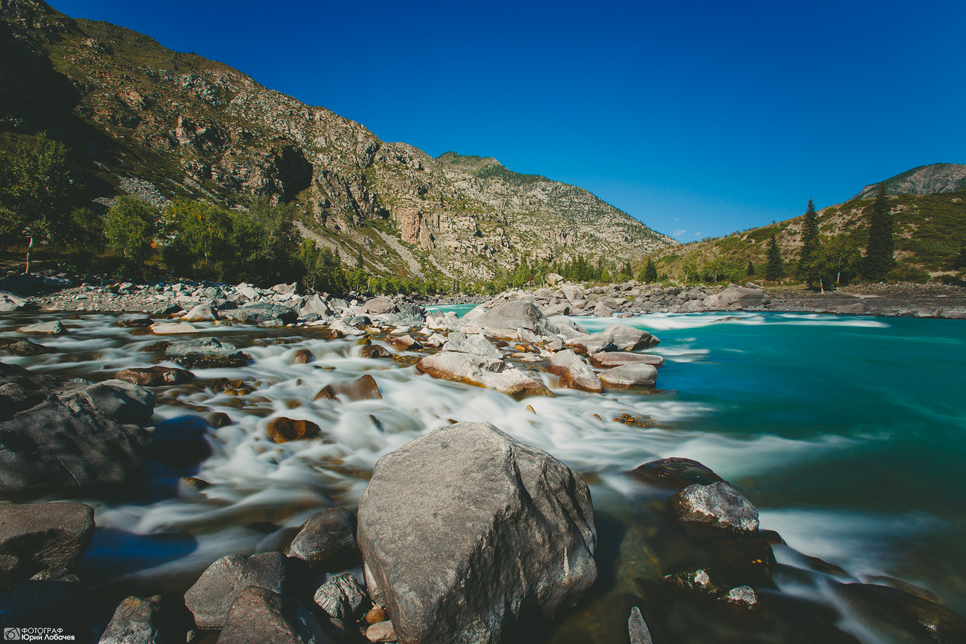 Бирюзовая катунь алтай фото