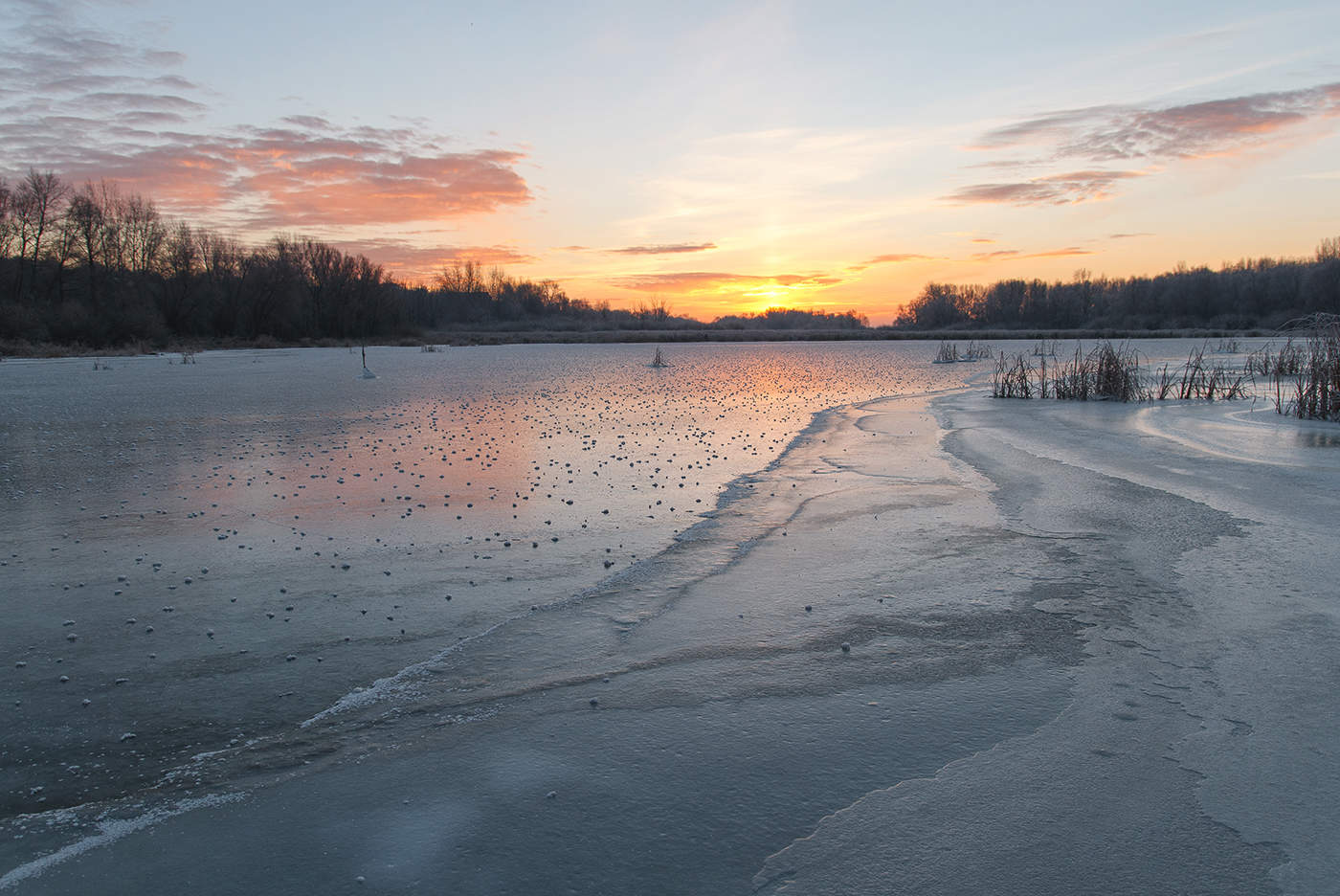 Мороз озеро