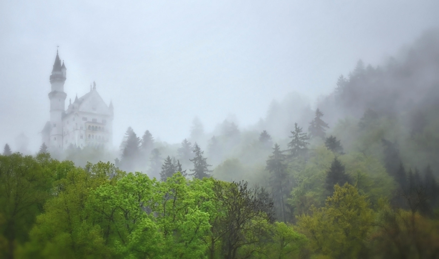 Румыния замки в тумане