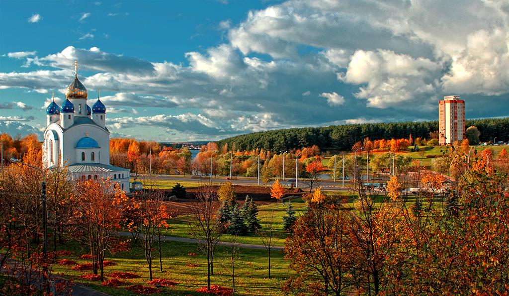 Картинка Кульдур осень Церковь