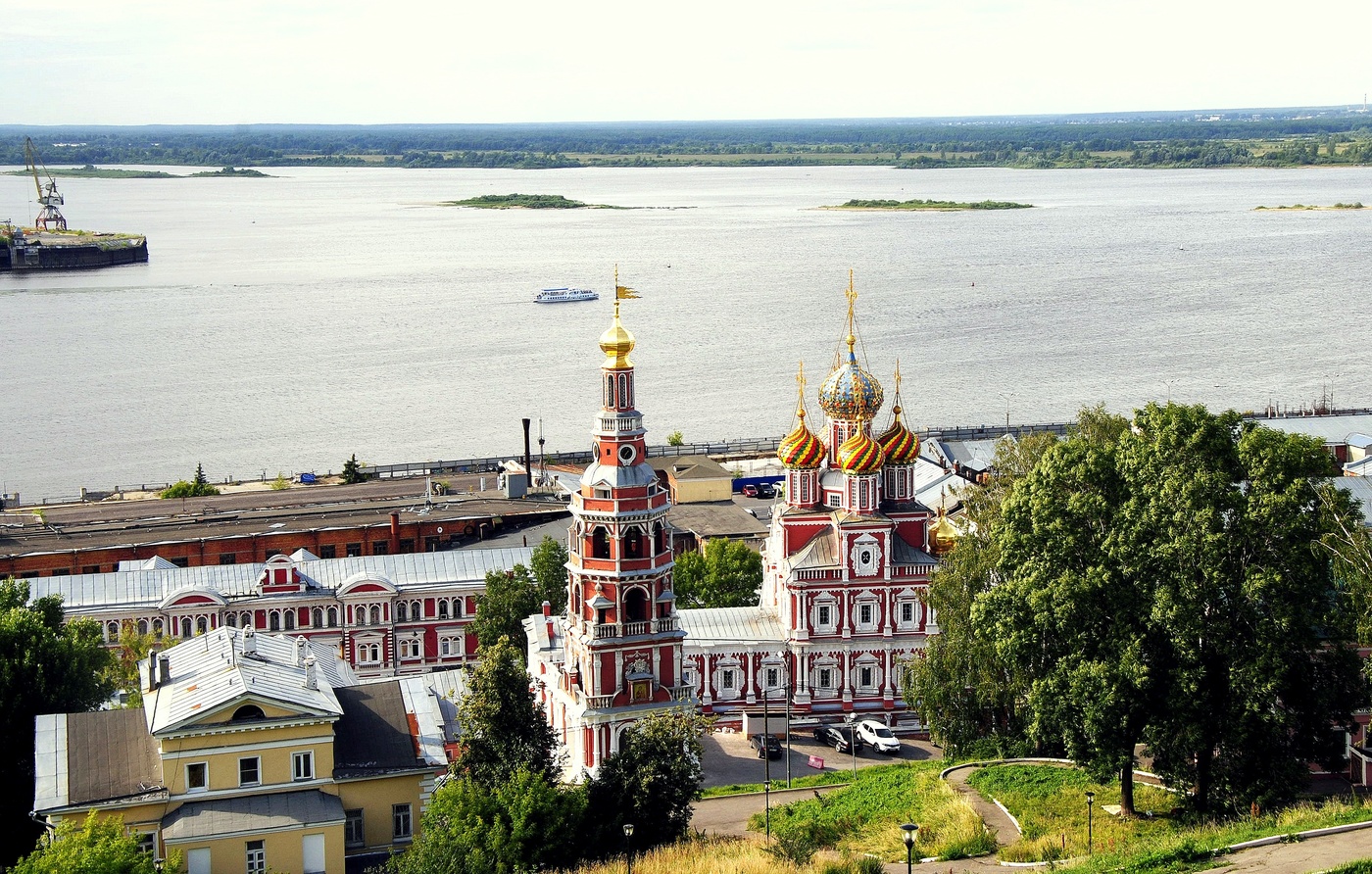 Нижний Новгород храм на Волге