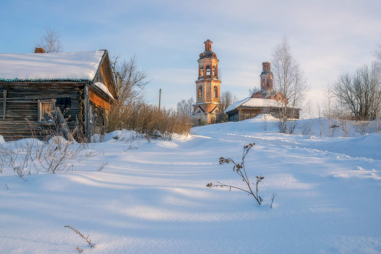 Зима В Сибирской Деревне