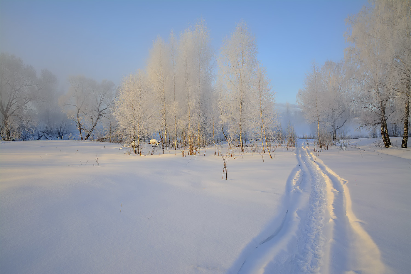 Бескрайние снежные просторы