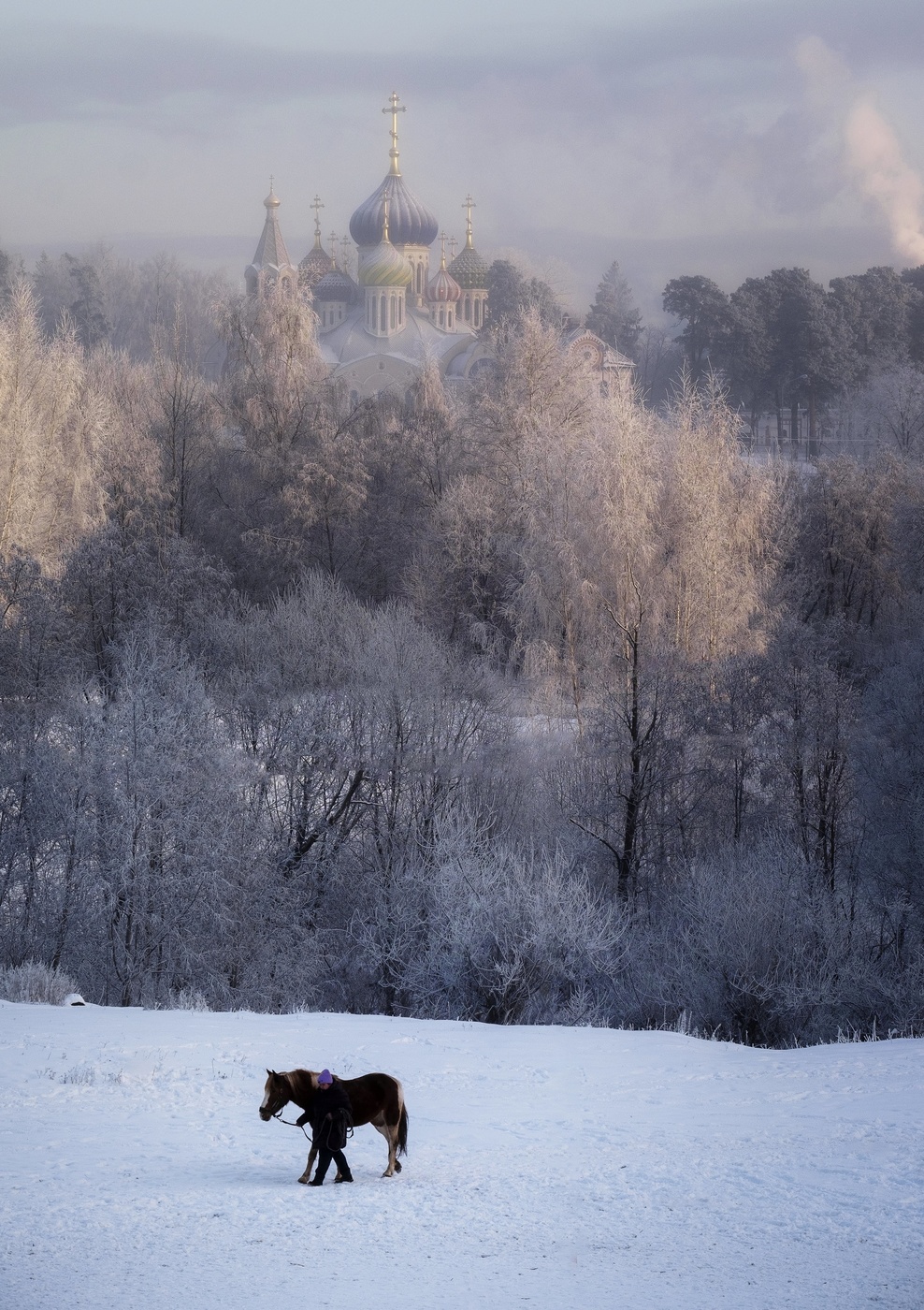 Зимний храм в Переделкино