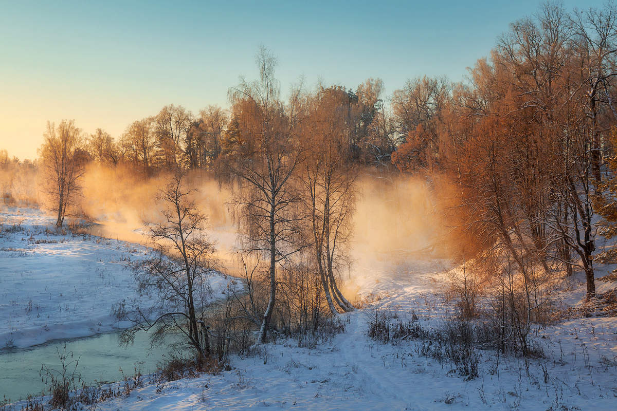 Зима зарисовки фото