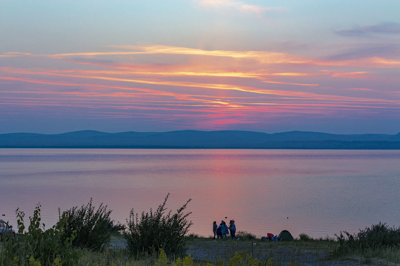 Озеро Шира Хакасия рассвет