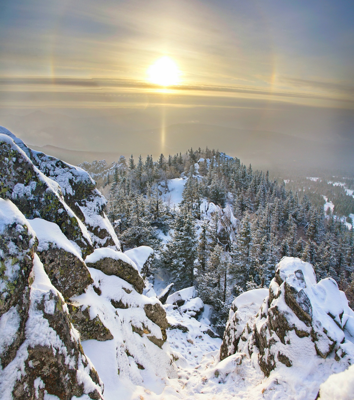 уральские горы зимой красивые