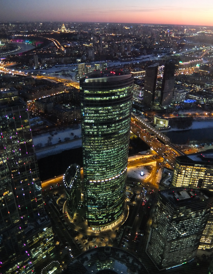 Фото с смотровой площадки москва сити