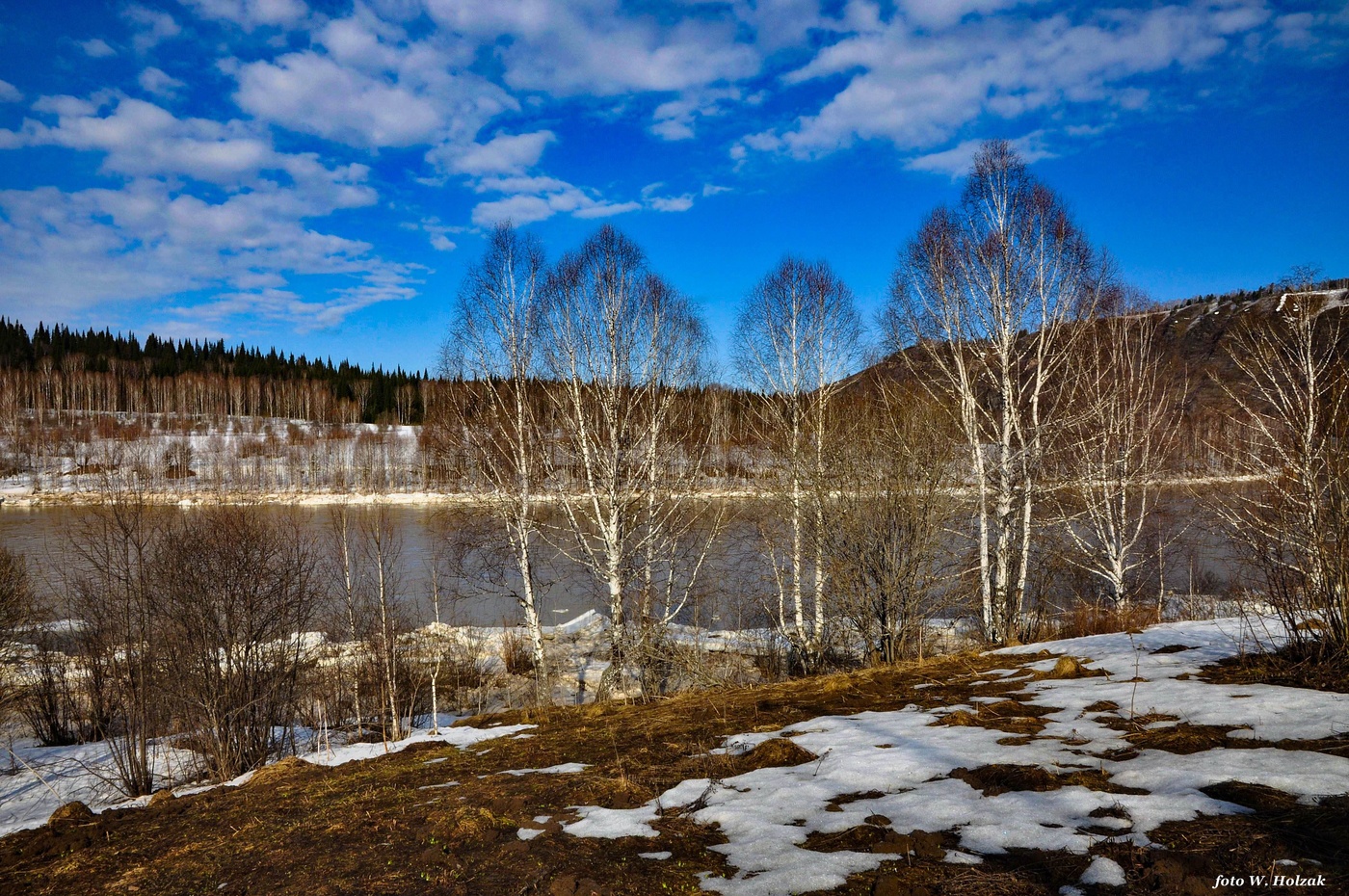 Начала весны среднем начало. Весенние пейзажи Сибири. Весенний пейзаж.