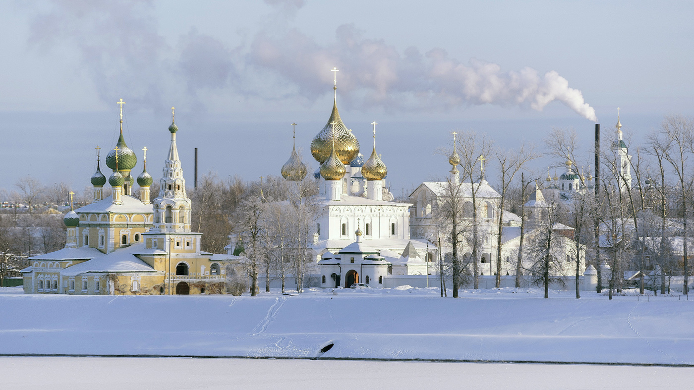 Углич Кремль зима