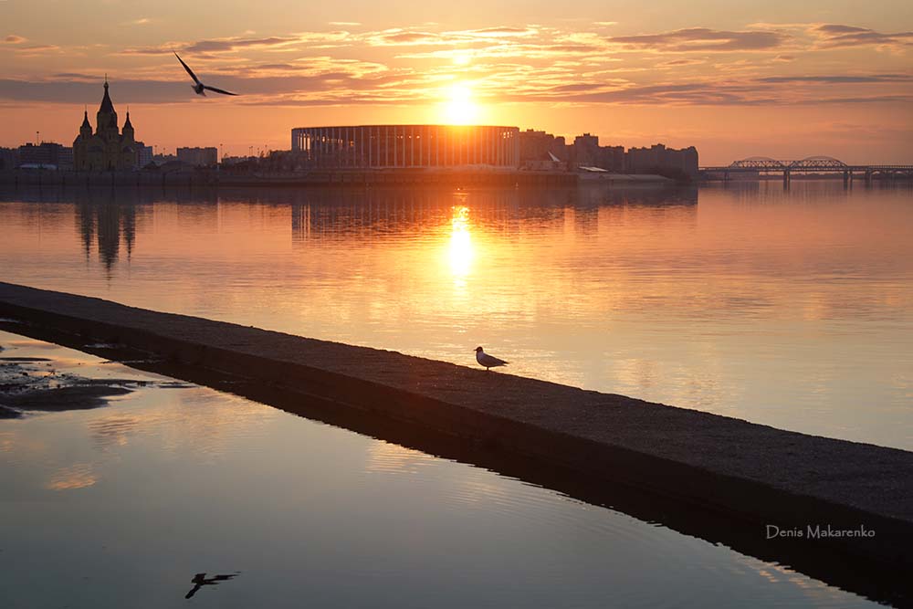 Закаты в нижнем новгороде фото