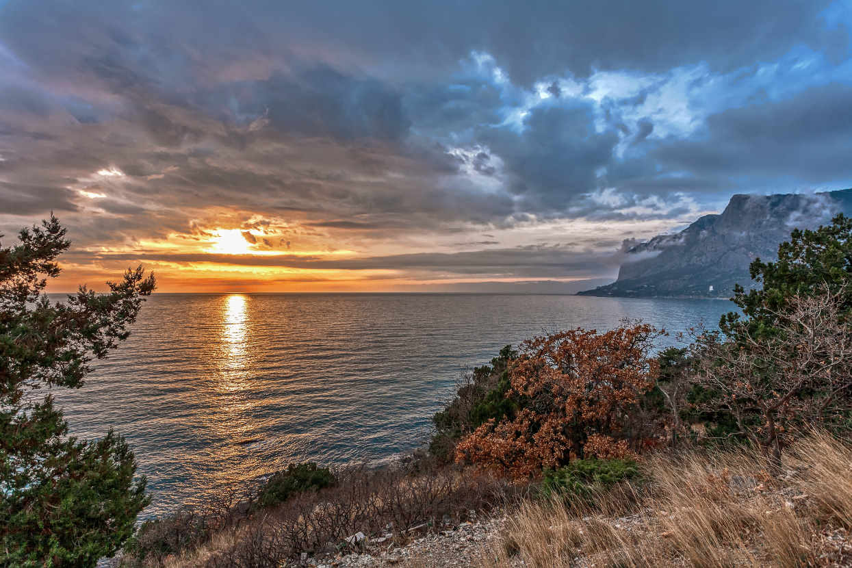 Крым закат фото