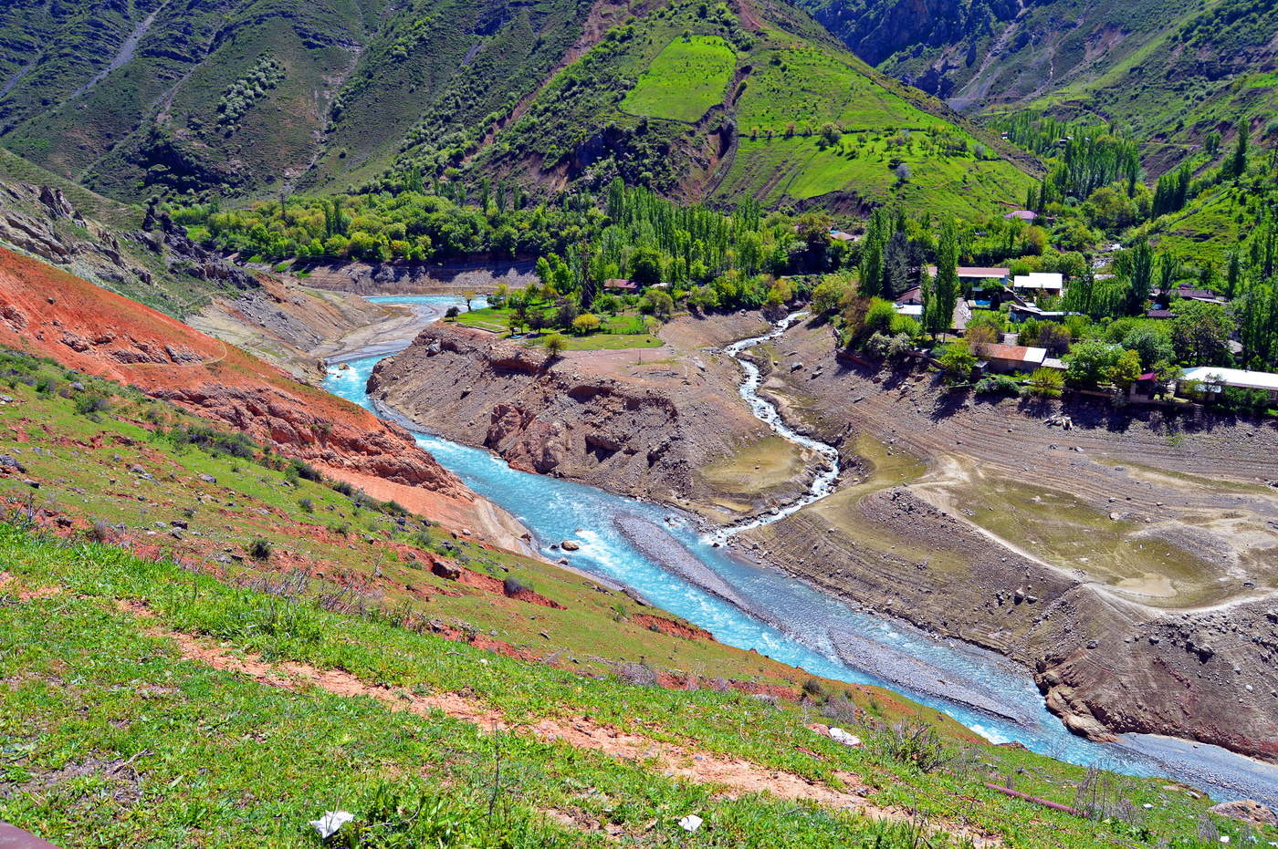 Река Коксу Узбекистан