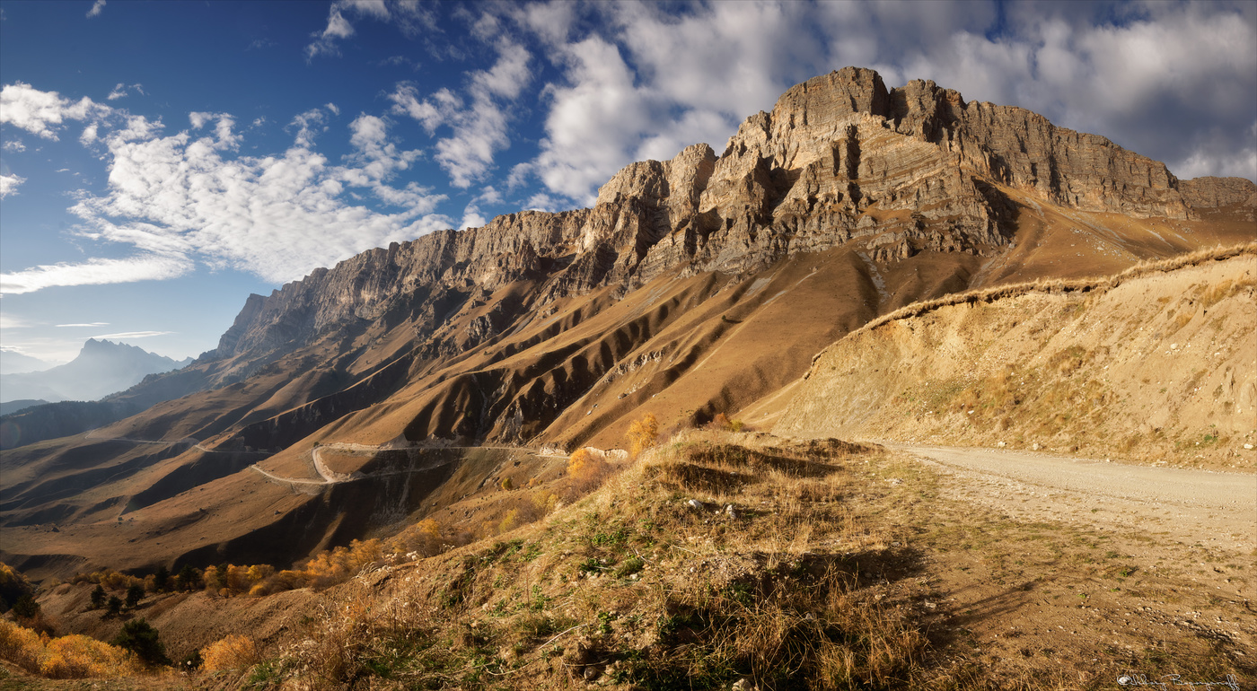 Дорога в горы Ингушетии
