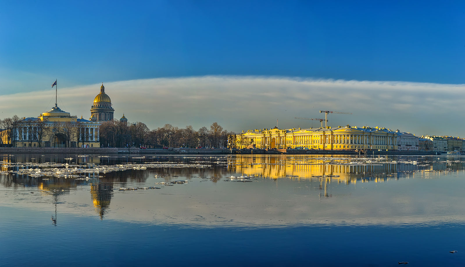 фото утреннего петербурга