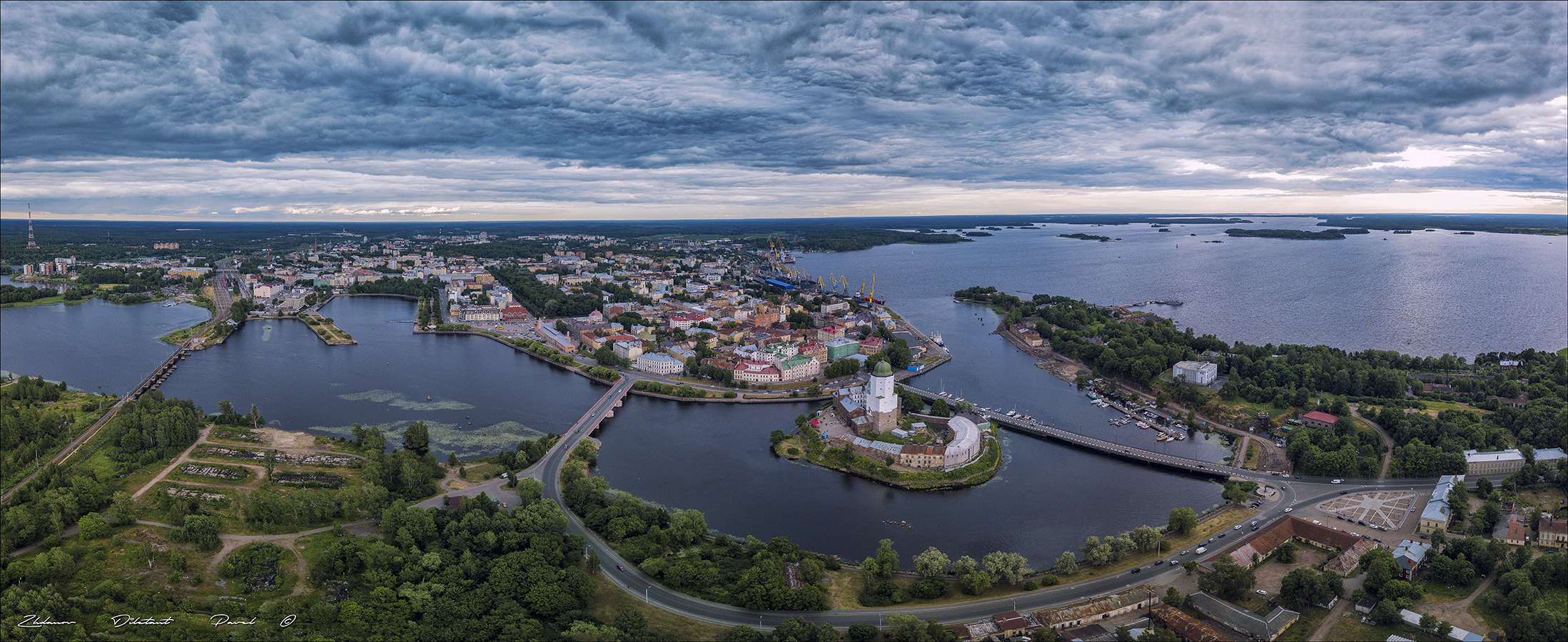 Санкт петербург и ленинградская область фото. Выборг города Выборгского района. Выборг панорама. Выборгский район панорама. Районы Выборга.