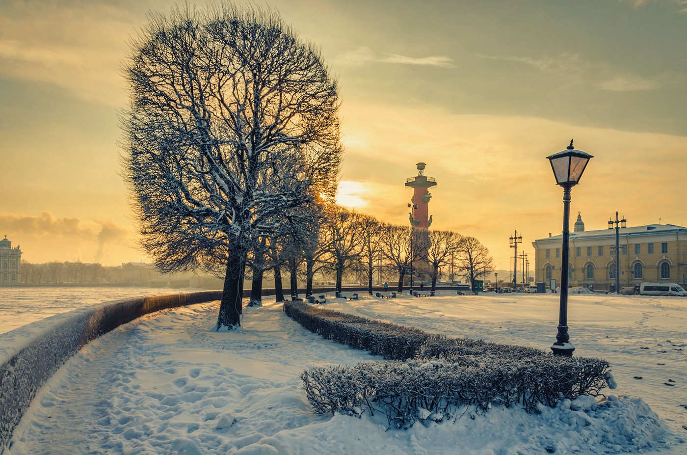 Петербург зимой фото города