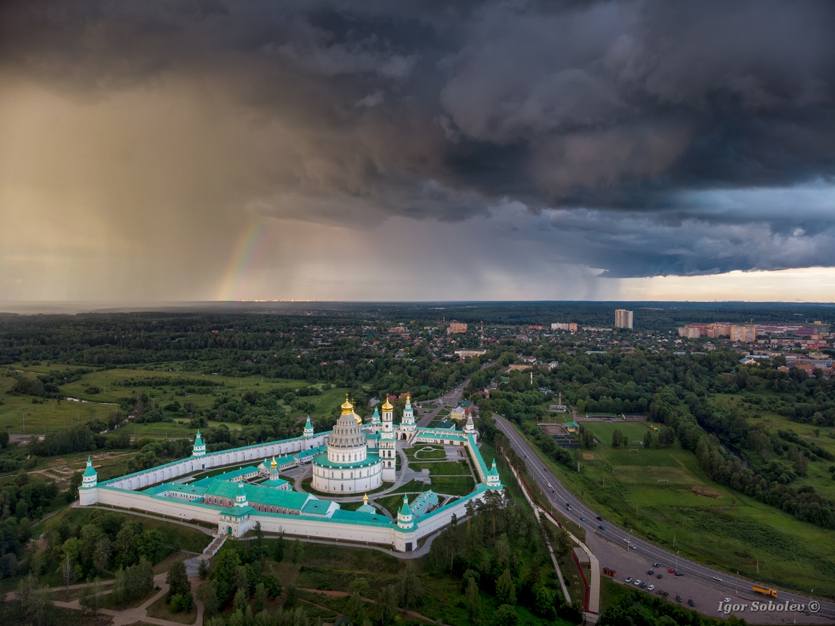 Новоиерусалимский монастырь туман