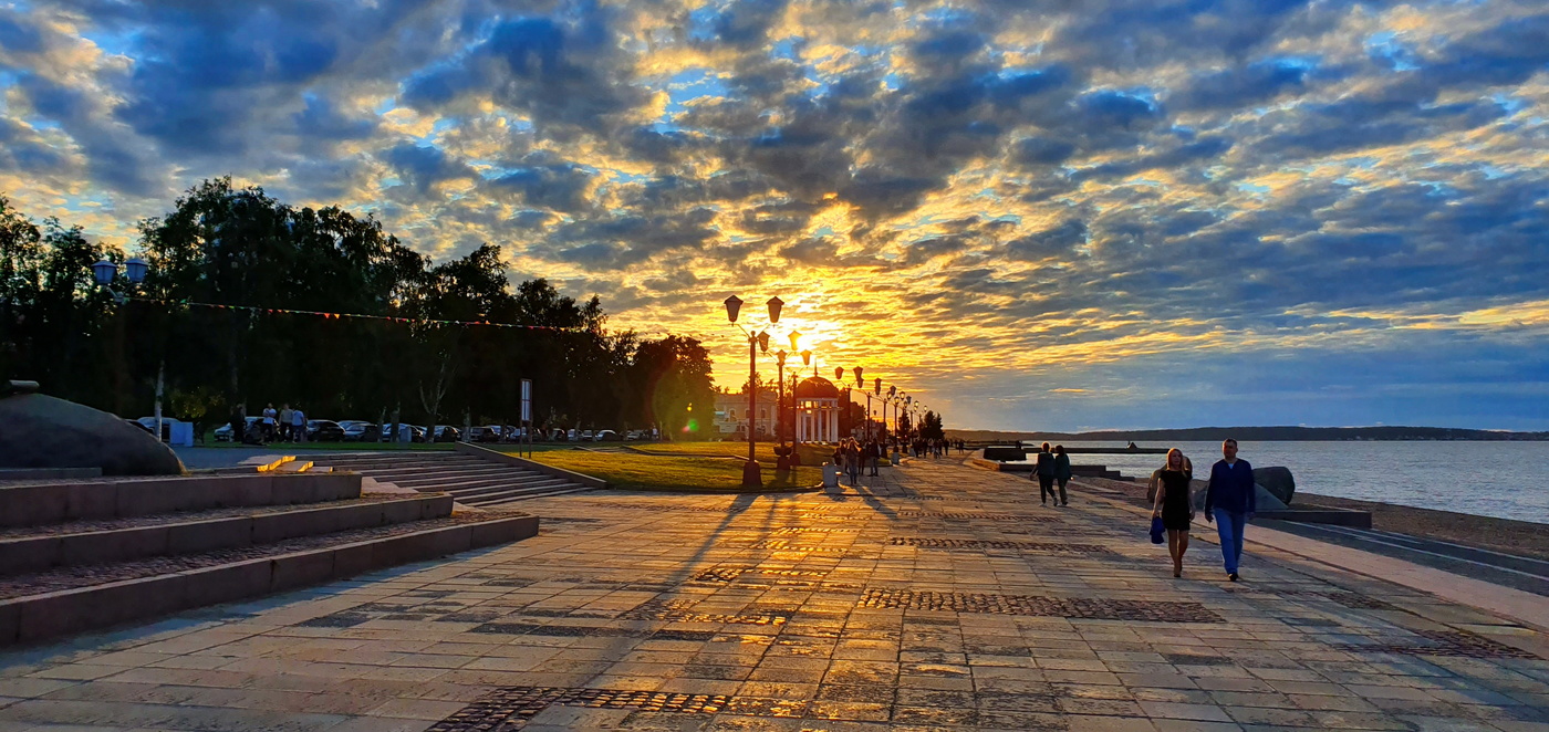 онежская набережная в петрозаводске