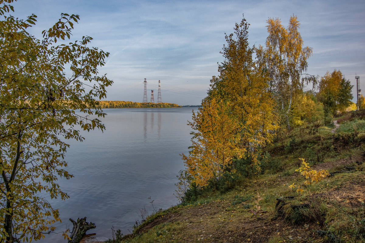 Берега волги в конаково