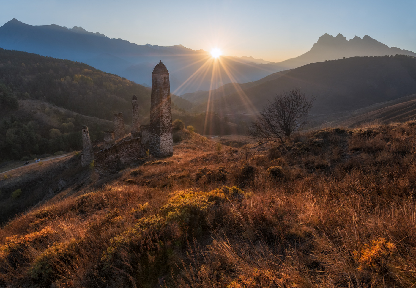 Осень в горах Чечни