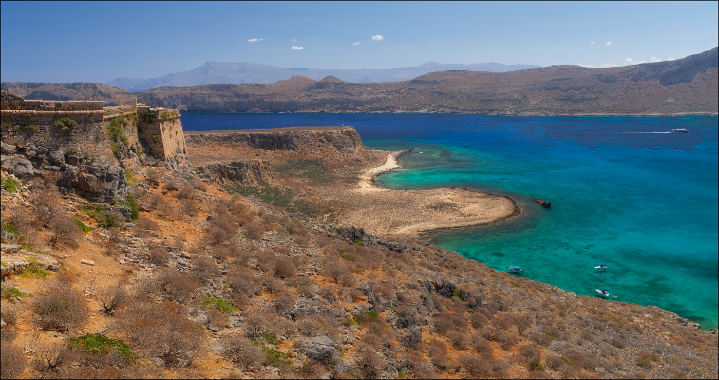 Пиратская крепость Греция Крит