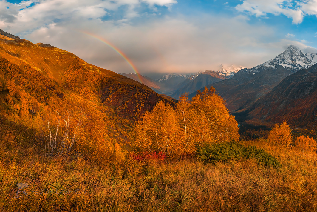 Осень в горах Кавказа