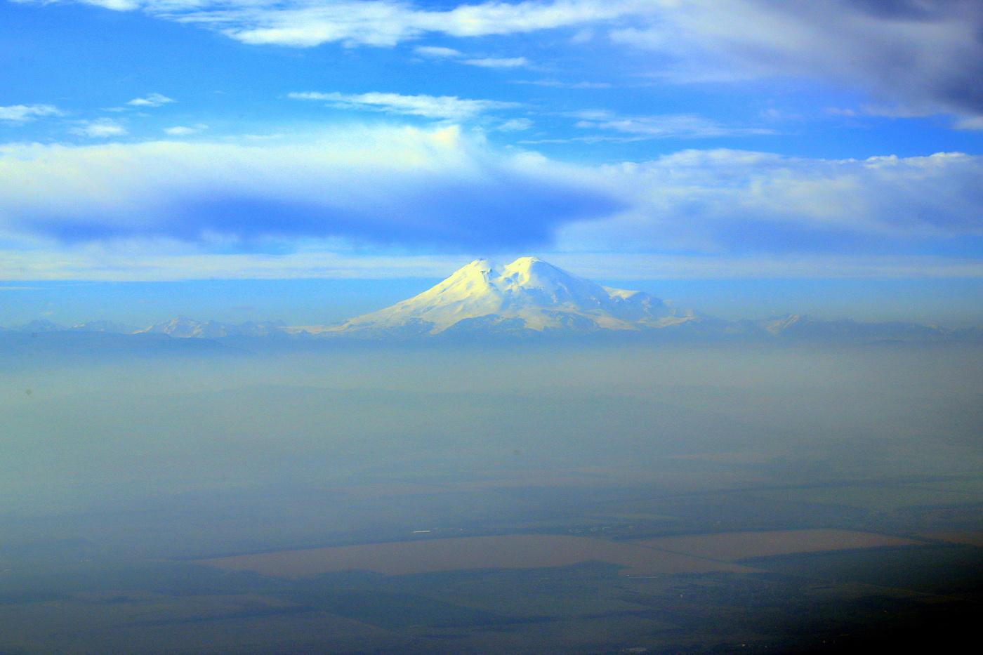 Эльбрус с горы Бештау