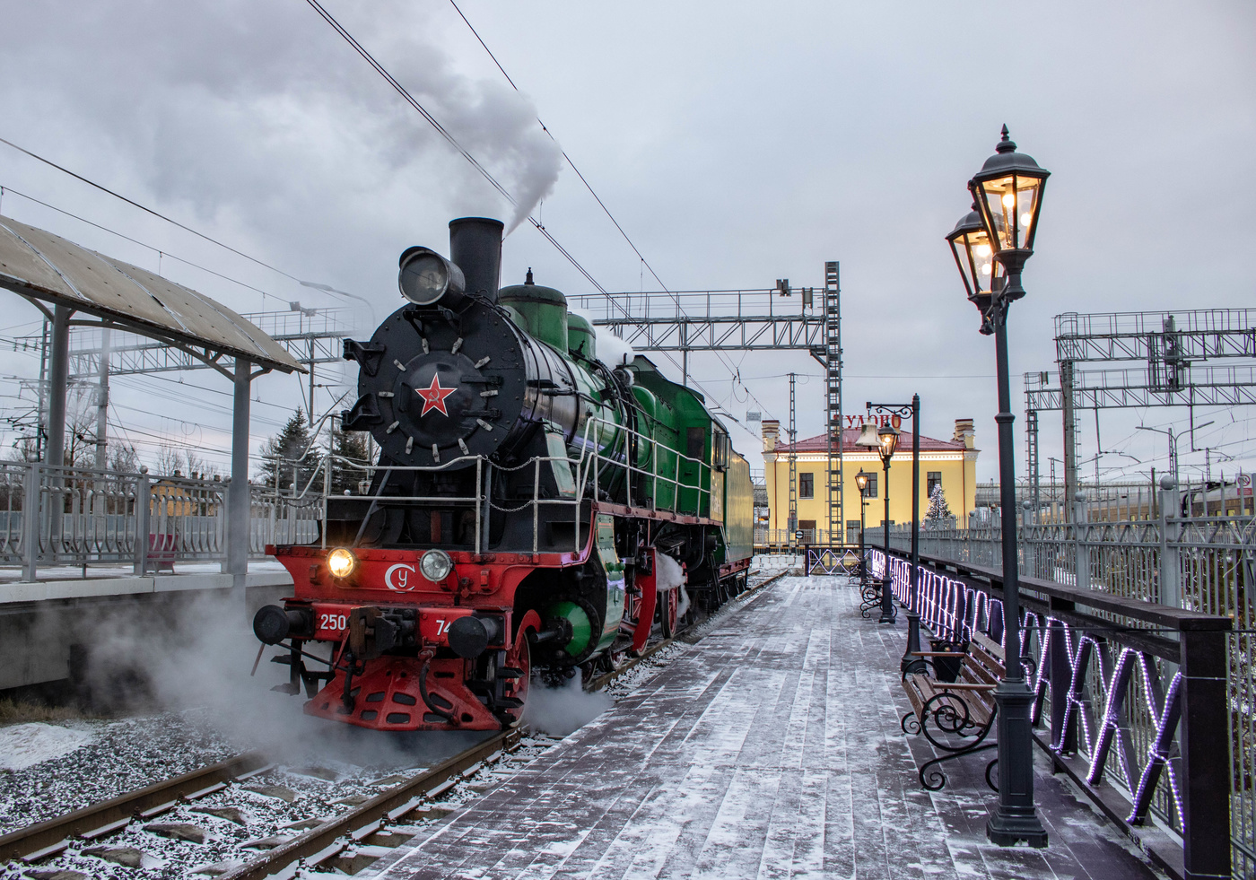 Ретро поезд в карелию фото