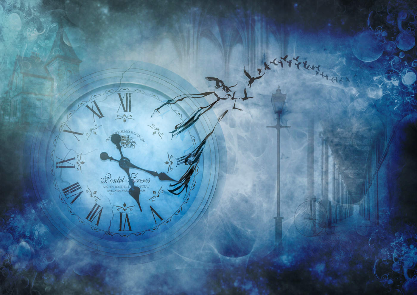 Time Flies A Photoshop Artistry Surreal Type Composition With The