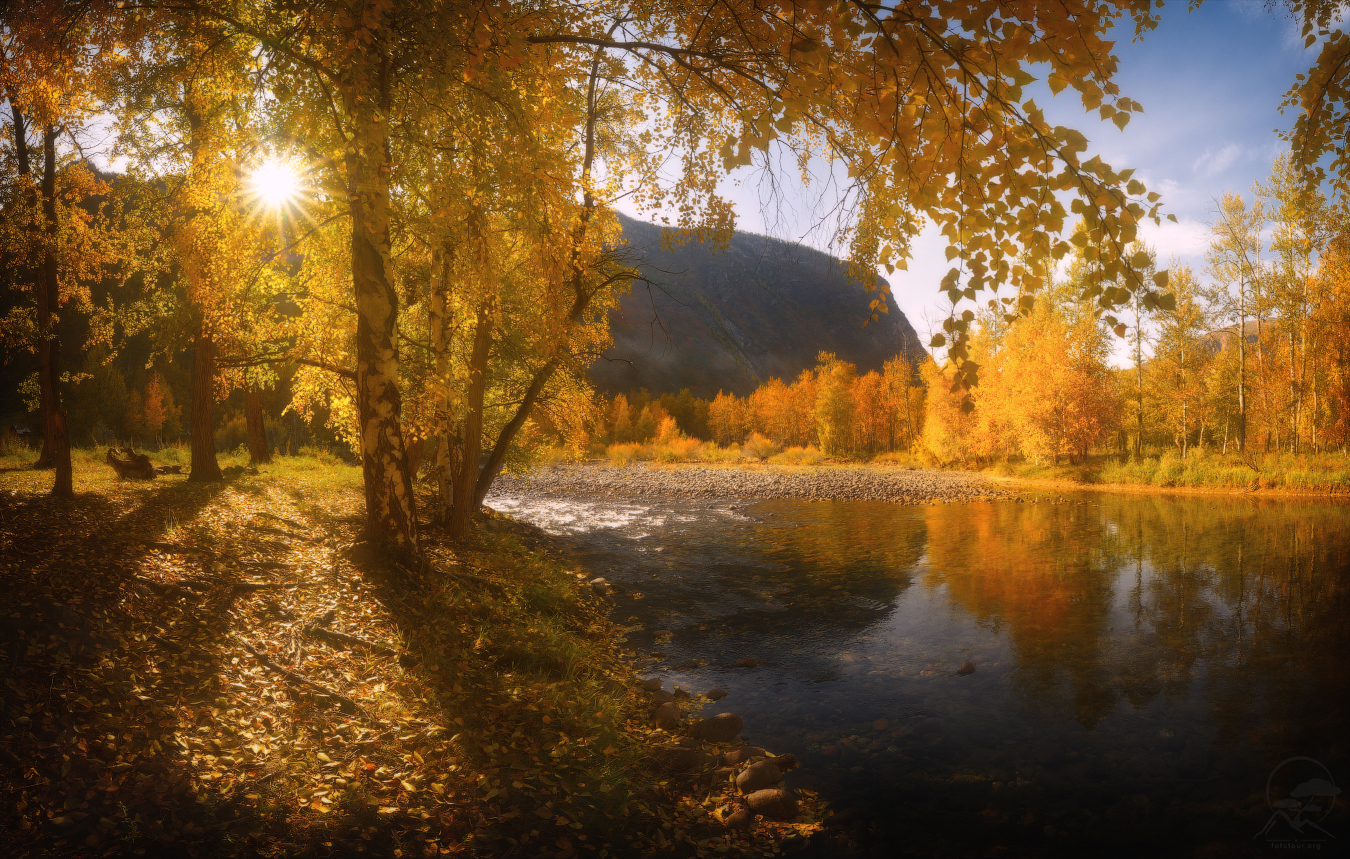 Красоты Сибири осень