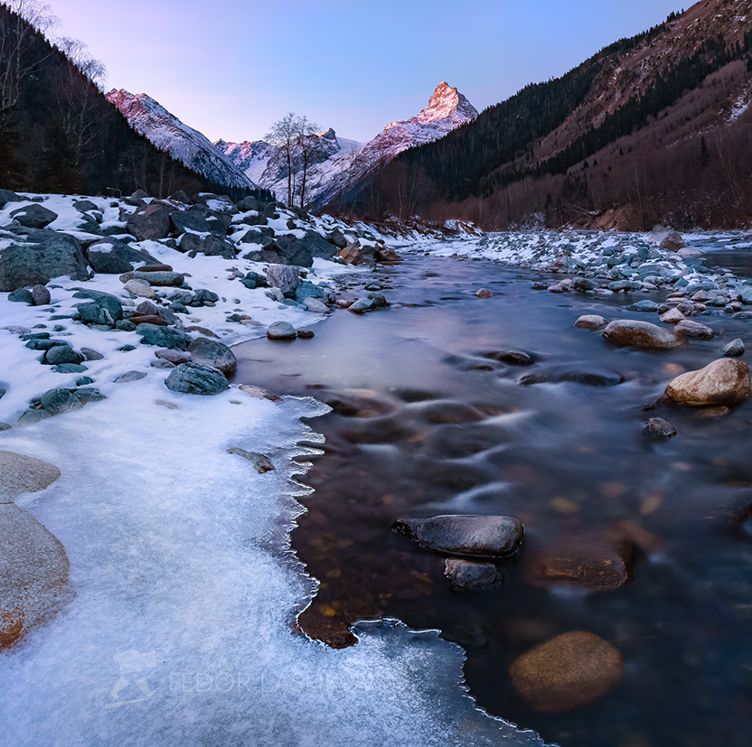 Река аманауз в домбае фото