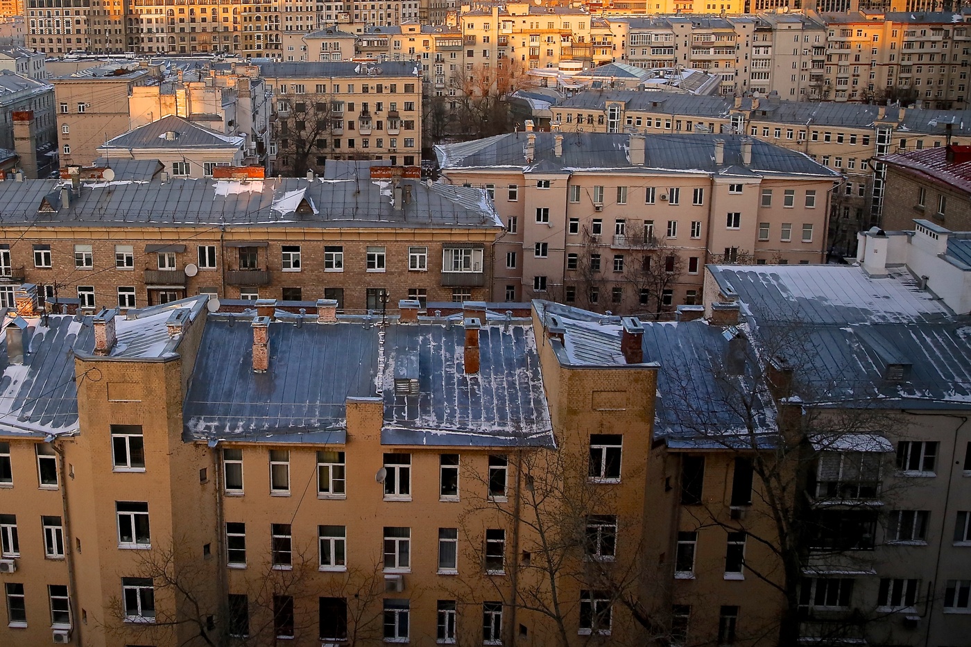 московские крыши / Москва