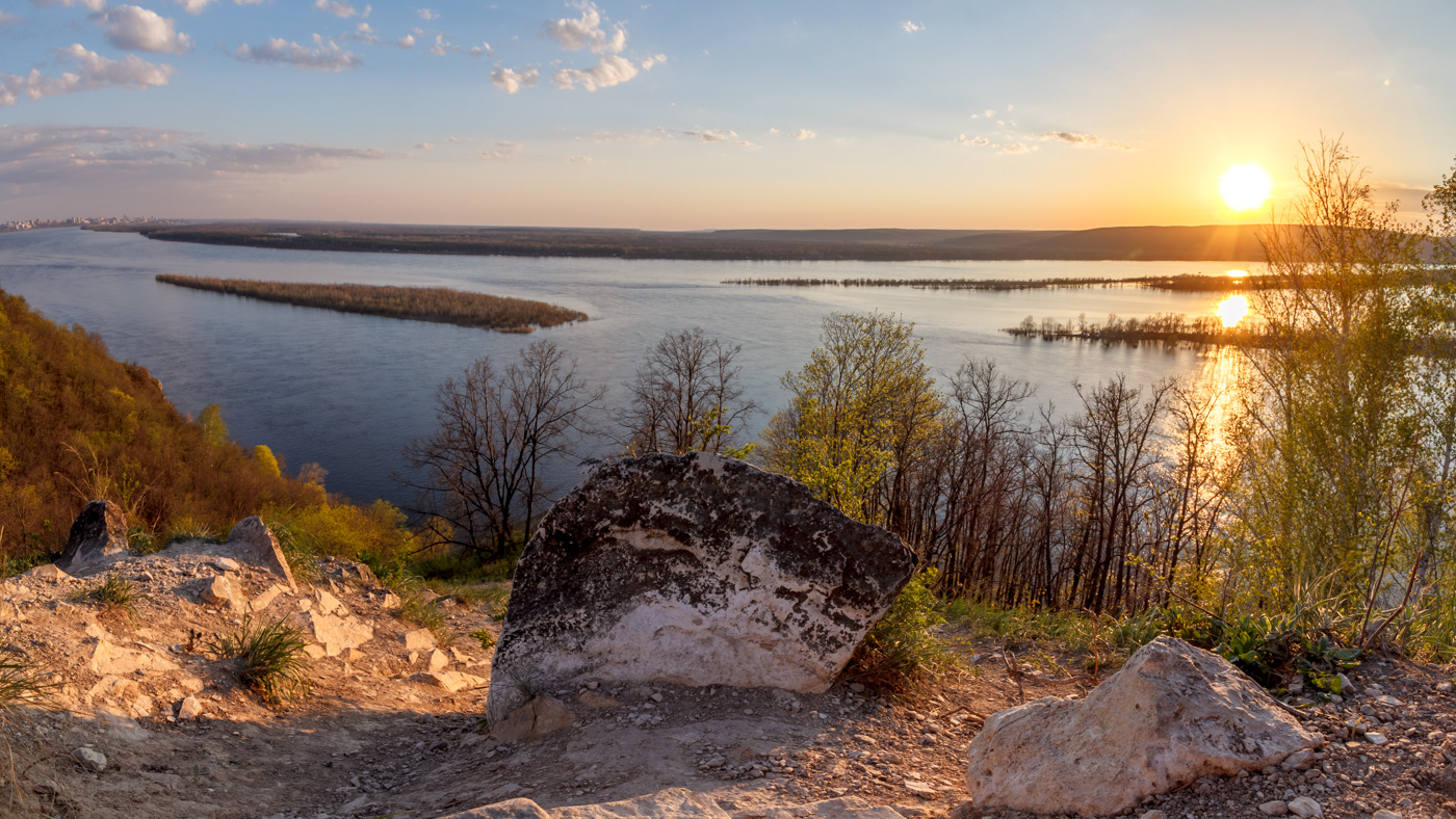 Весна на волге фото