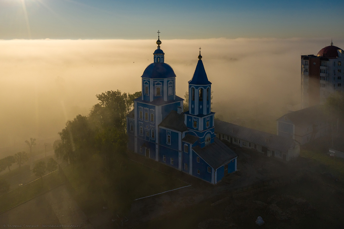 Покровский собор ночью