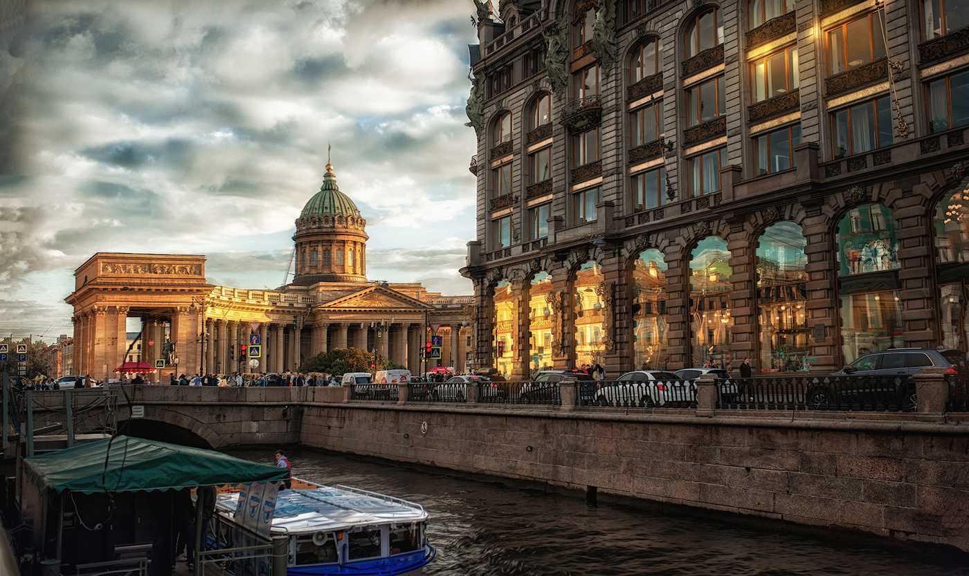 Два шедевра Дом книги и Казанский собор.., модерн и ампир.. / Two  masterpiecesthe house of books and the Kazan Cathedral, empire style and  modern