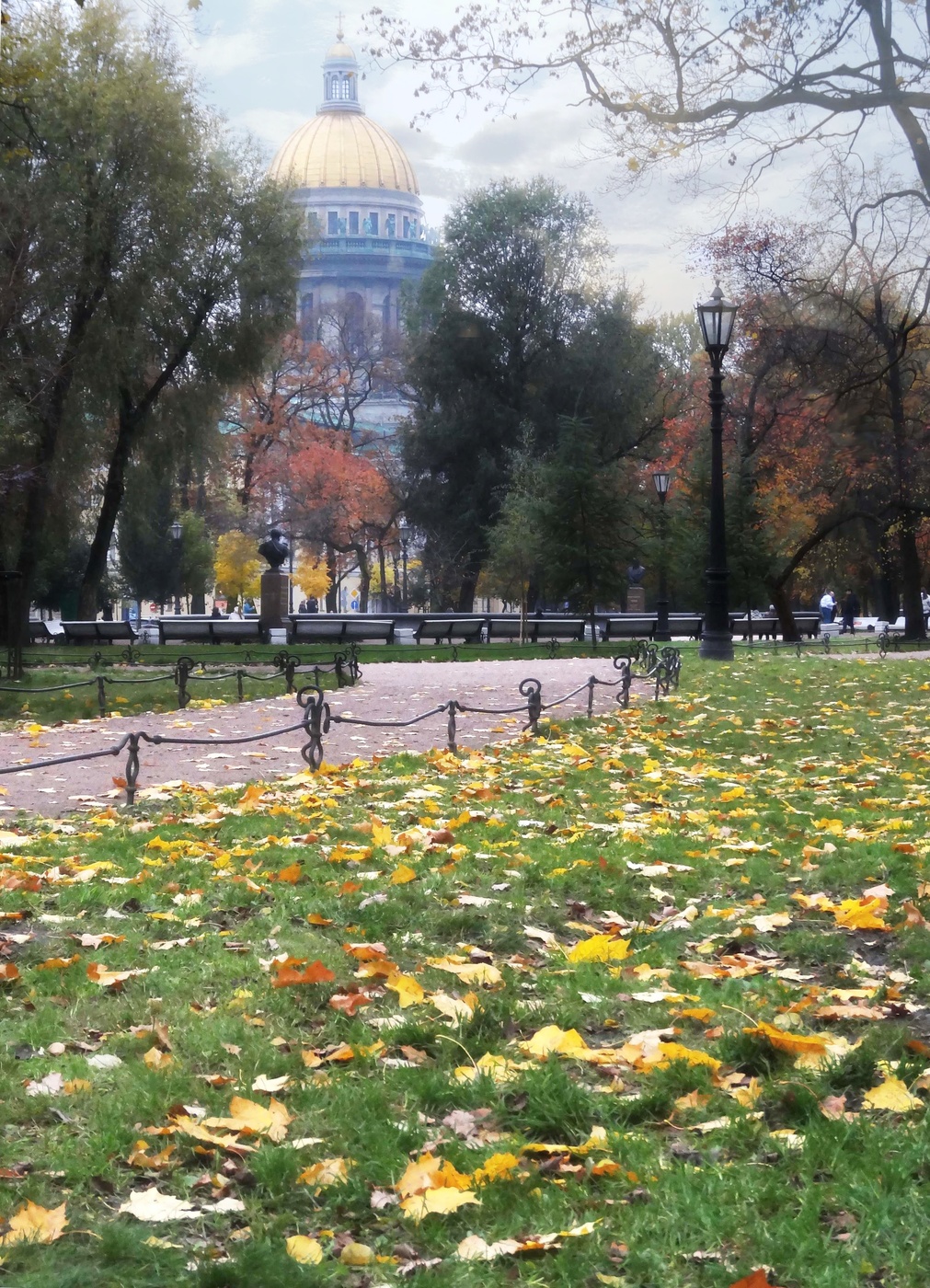 Питер осень Исакиевский собор